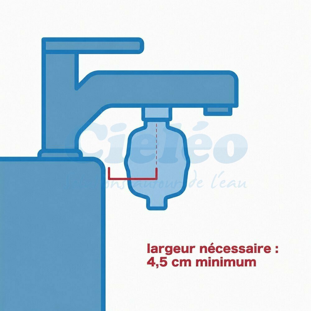Filtre de douche anticalcaire en 20 étapes qui élimine le chlore et le fluorure - 2 éléments inclus - Filtres de douche | Leroy Merlin