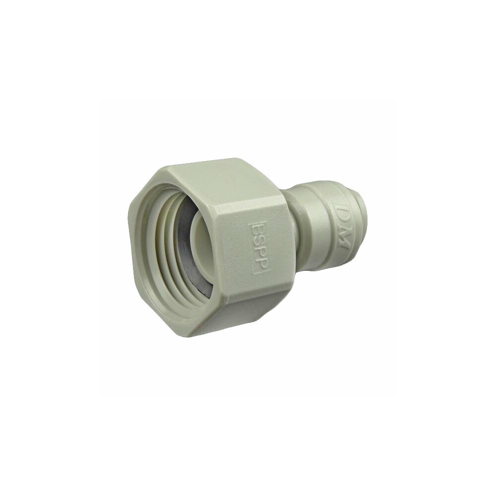 Union robinet filetage femelle avec joint 1/2", tubing 1/4"