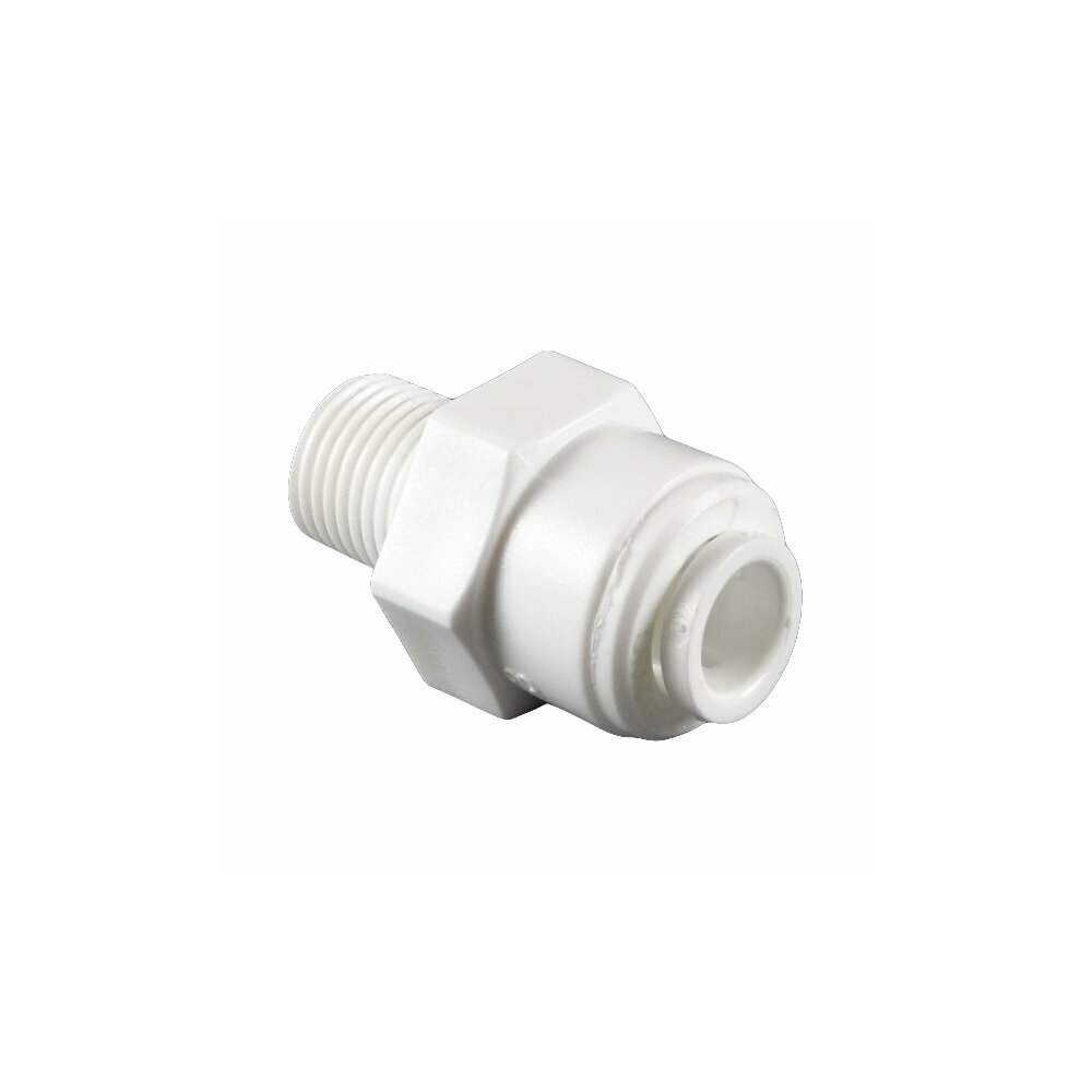 Union simple m&acirc;le, tubing 1/4", filetage 1/8" NPTF