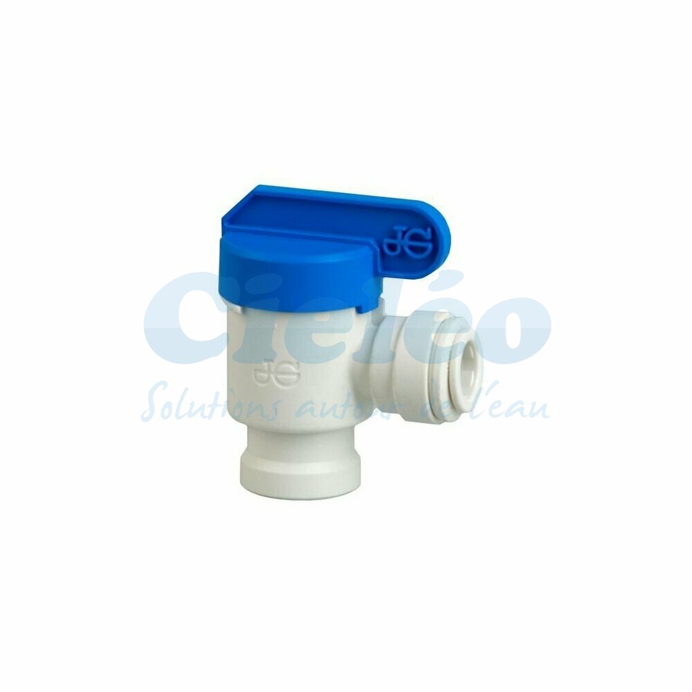 Vanne tubing 3/8" J. Guest pour r&eacute;servoir osmoseur 