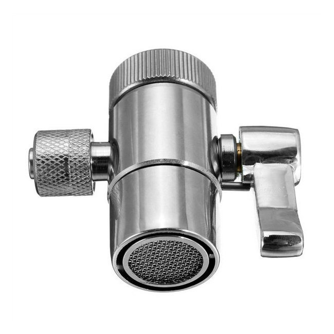 Robinet diverter pour filtre à eau tubing 3/8"