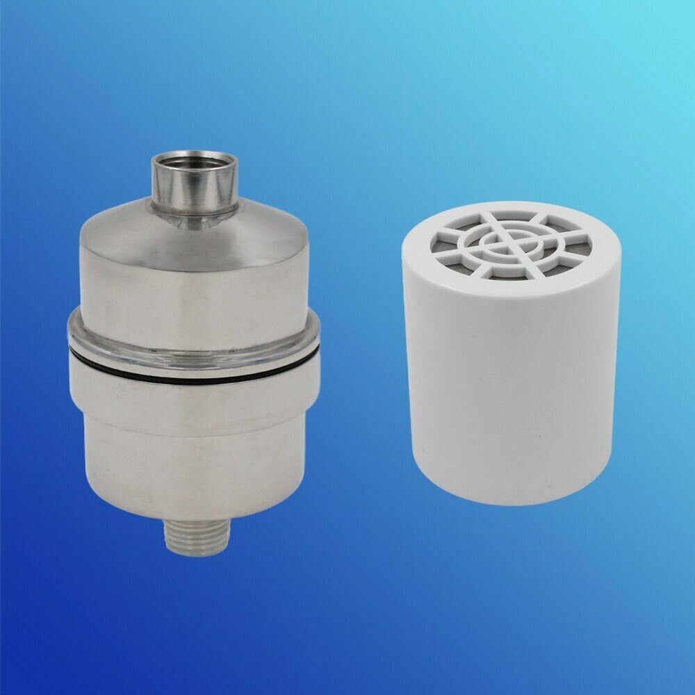 Pack filtre douche Hydropure Inox 2 cartouches Pack filtre douche Hydropure Inox 2 cartouches