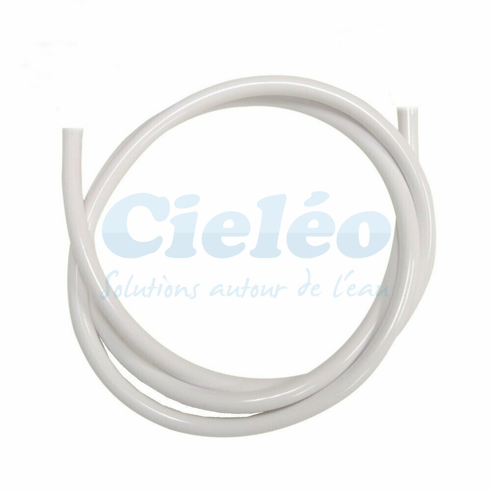 Tuyau souple blanc 1/4" pour filtre sur évier Tuyau souple blanc 1/4" pour filtre sur évier