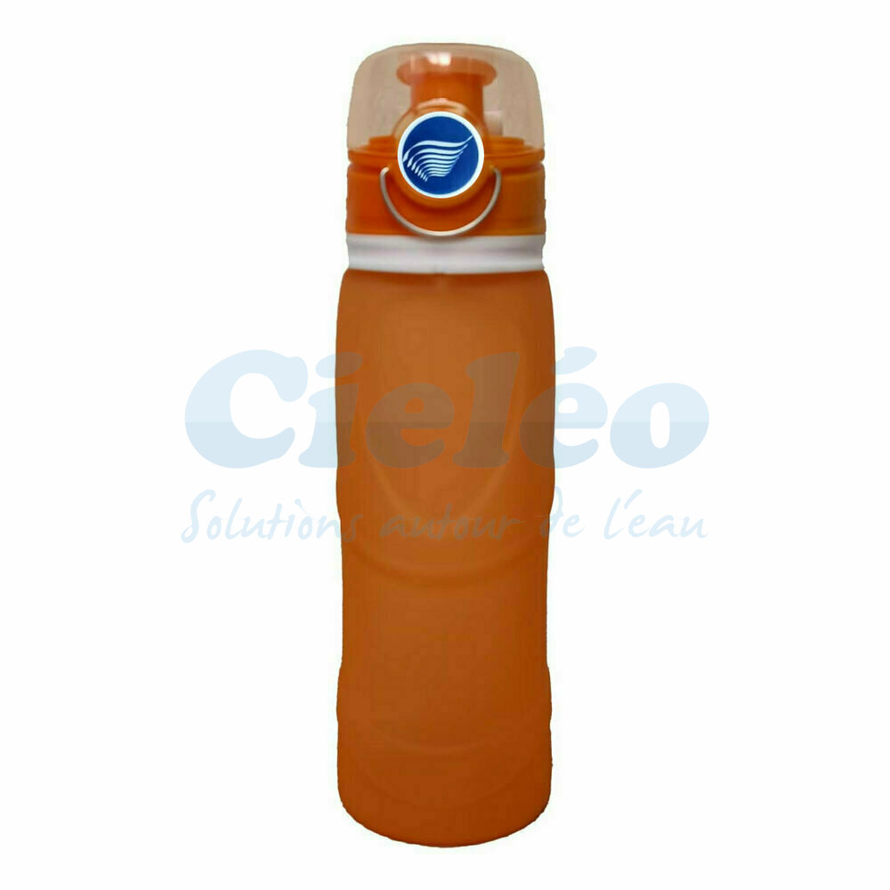 Gourde filtrante Water Vitalis 750 ml orange
