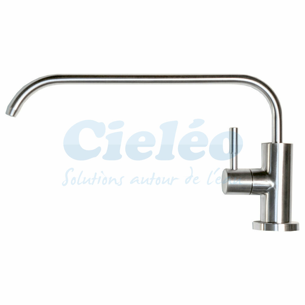 Robinet ultra bas Inox pour osmoseur et filtre &agrave; eau