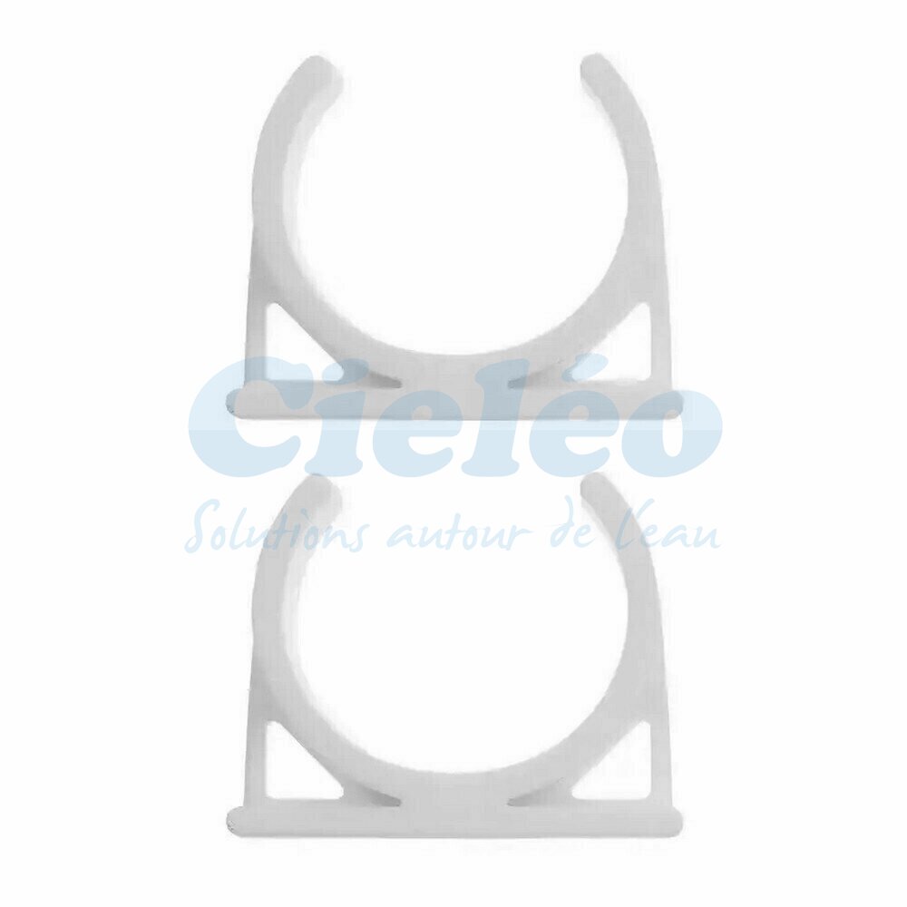 Clip simple cartouche en ligne 2" - lot de 2