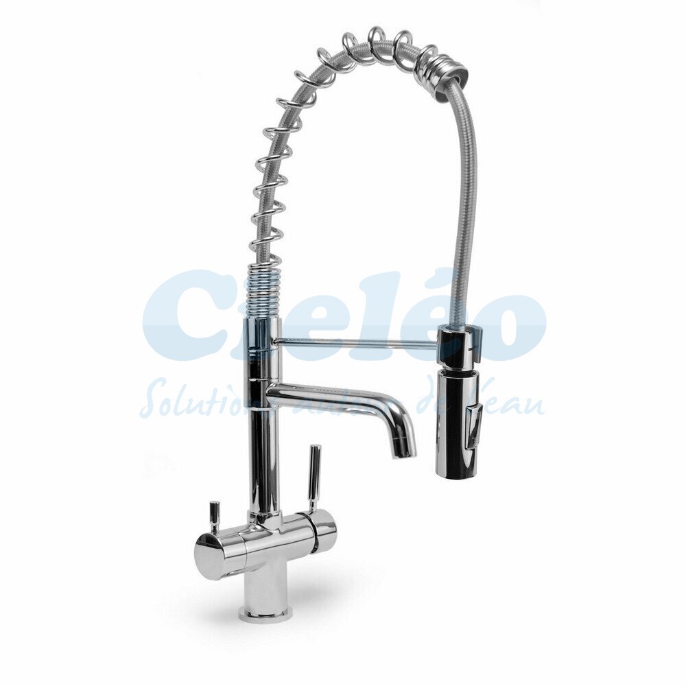 Robinet 3 voies avec douchette Gliano SP305