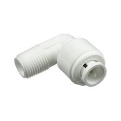 Equerre mle fixe, tubing 1/4", filetage 1/8" NPTF