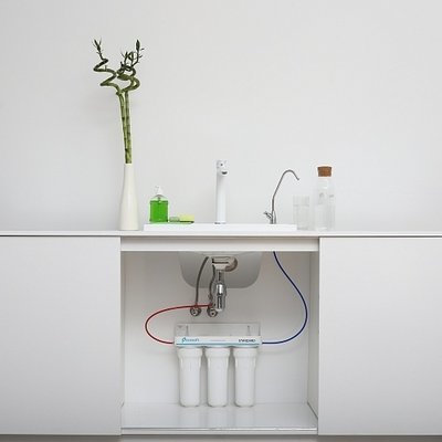Vue d'ensemble filtre anti calcaire 3 niveaux Ecosoft