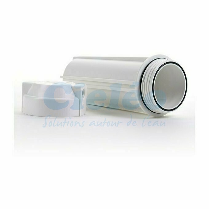 Porte-filtre blanc 10" double joint