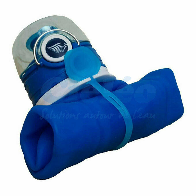 Gourde filtrante Water Vitalis replie