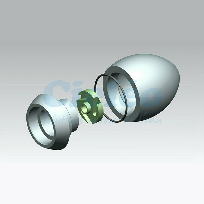 Eclat dynamiseur par vortex Eggy Whirler