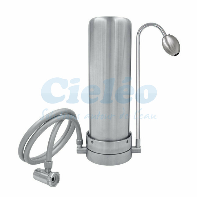 ynamiseur par vortex Eggy Whirler sur filtre Hydropure inox