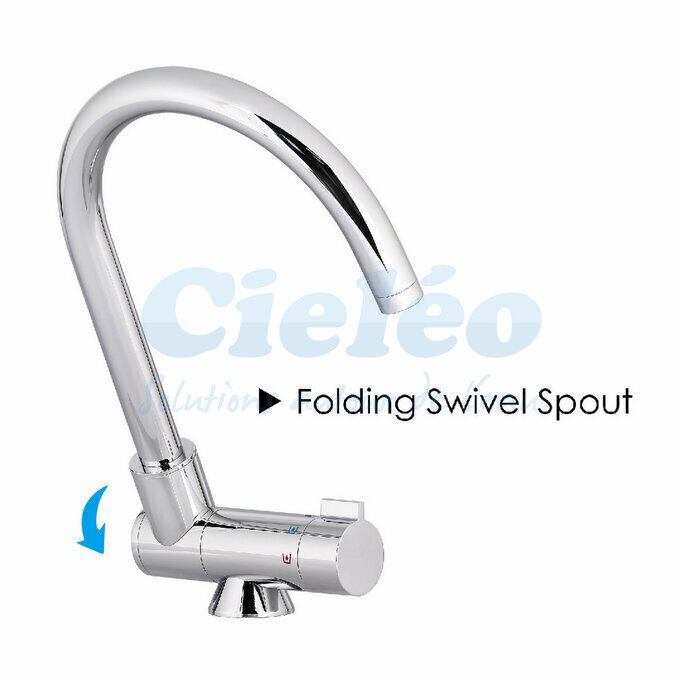 Bec pivotant rabattable