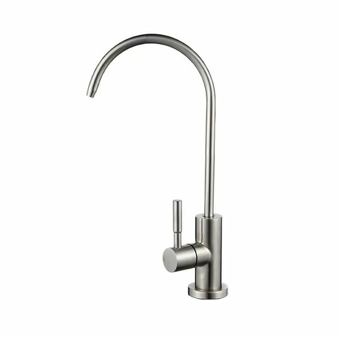 Robinet longue portée Inox pour osmoseur et filtre à eau
