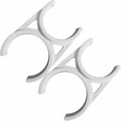 Clip double cartouche en ligne 2" x 2.5" - lot de 2