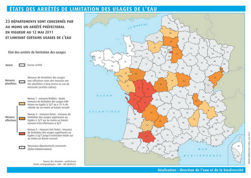 La sécheresse inquiète NKM : économisons l'eau !