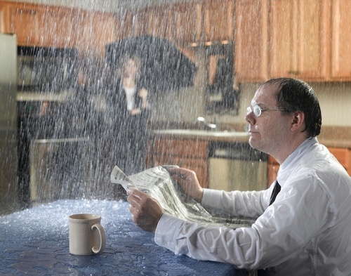 Fuite d'eau après compteur