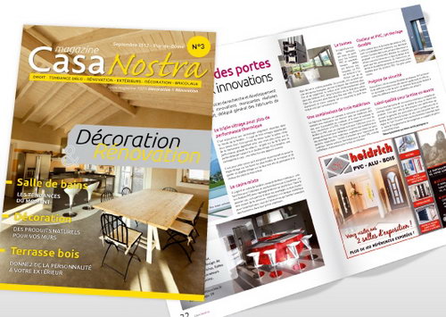 Casa Nostra, le magazine 100 % Rénovation et Décoration arrive à Dieppe