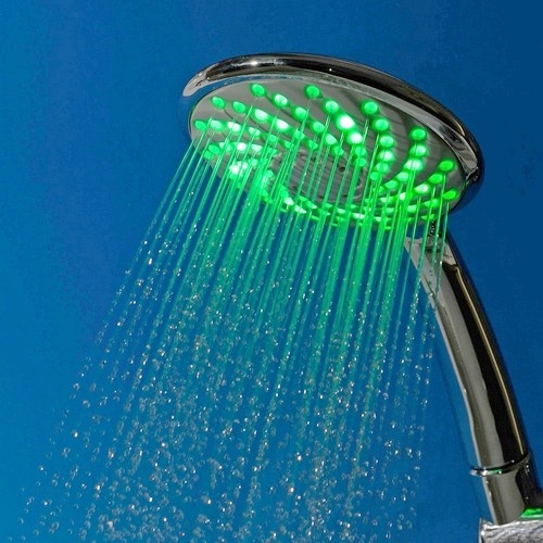 Pommeau de douche lumineux